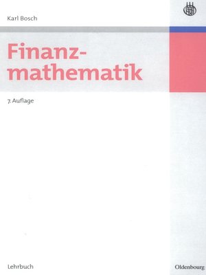 cover image of Finanzmathematik